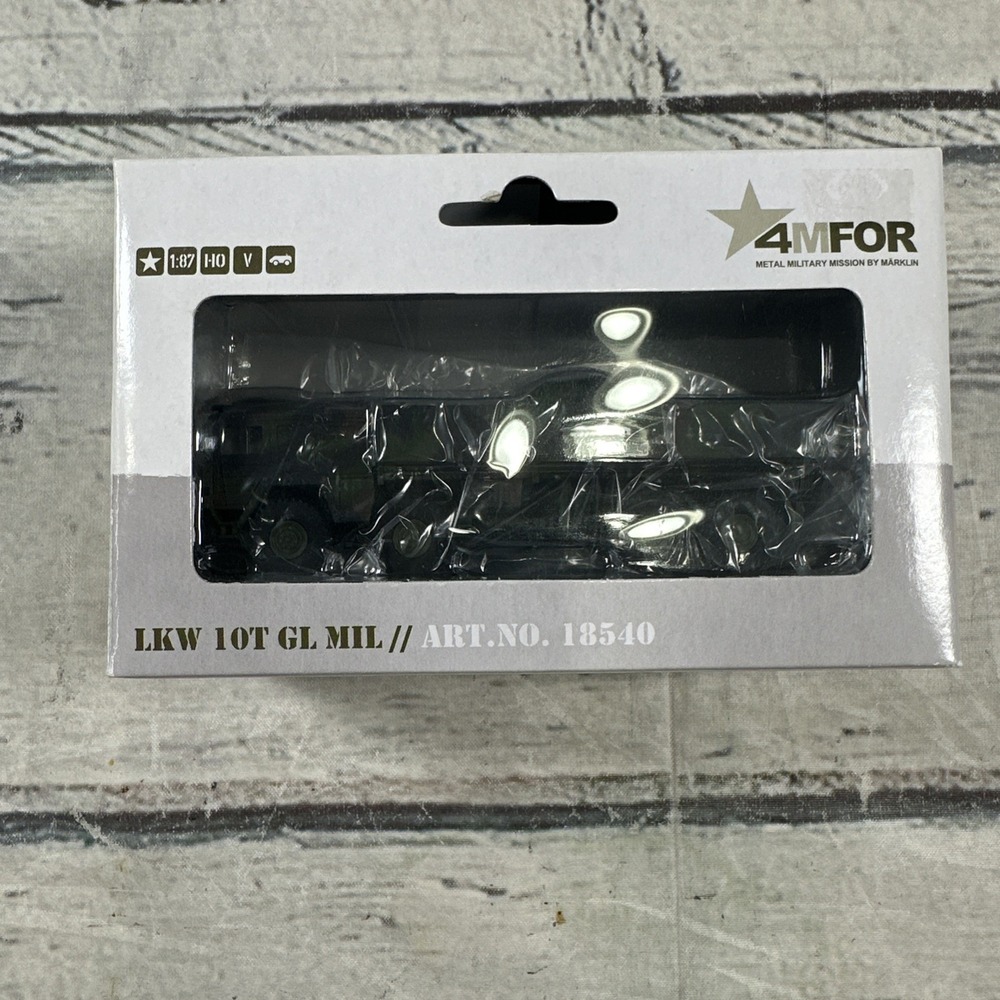 NEW Märklin 18540 4MFOR H0 1:87 LKW 10T GL MIL 8x8 Military Truck NIB